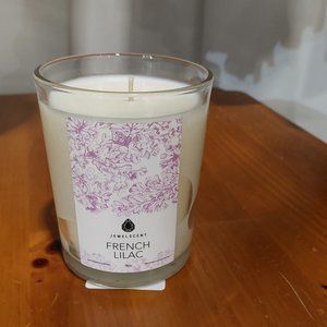 Jewel Scent 18 oz French Lilac Candle with Surprise Ring Size 6